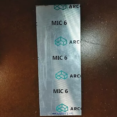 Arconic Mic-6 Cast Aluminum Tool & Jig Plate 3/4  X 9.250  X 24.000  Machined Sq • $180