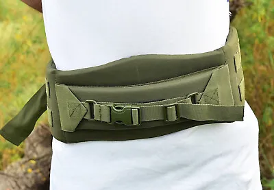 Military Alice Pack For Frame Kidney Pad & Waist Belt Camping Hiking Olive Drab • $40.50
