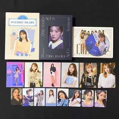 Iz*one Album Yujin Set COLOR*IZ Oneiric Diary One Reeler Photo Card Izone IVE • $277.42