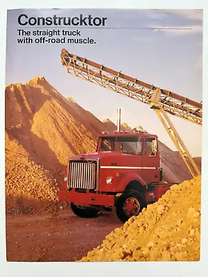 Volvo White Autocar Construcktor 2 Truck Brochure. • $3.99