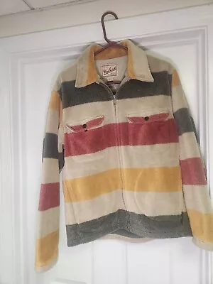 Vintage Woolrich Striped  Polartec Fleece Med • $69.99