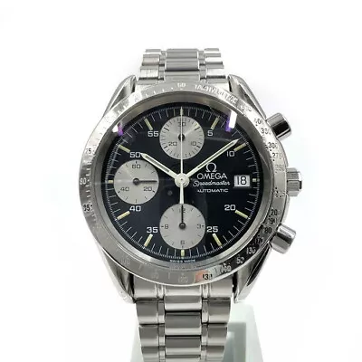 OMEGA 3511.50 Speedmaster Date Chronograph Automatic Black Stainless Steel • $1698.61