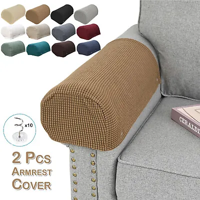 $17.09 • Buy Removable Sofa Couch Armrest Covers Recliner Arm Cover Stretch Chair Protector