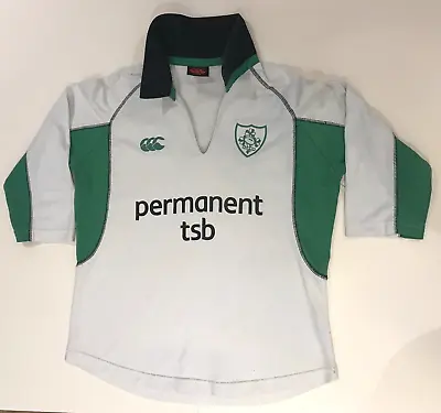 Ireland Canterbury Women's Rugby Shirt Size 14 Vintage Design Short Sleeved • £58