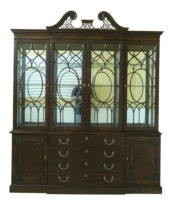 $5895 • Buy 53353EC: EJ VICTOR Large 4 Door Mahogany Breakfront
