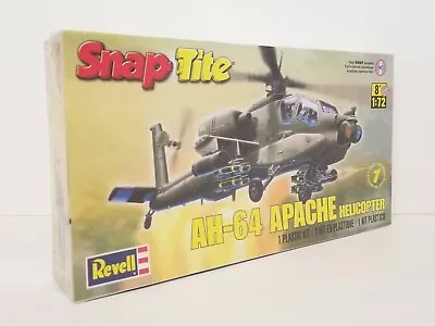 AH-64 Apache Helicopter Revell Snap Tite Plastic Model Aircraft Kit 1/72 #85-118 • $23.99