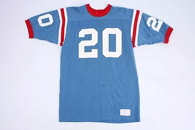 Vintage 50s 60s Durene Football Jersey General Athletic Products #20 Blue Stripe • $99