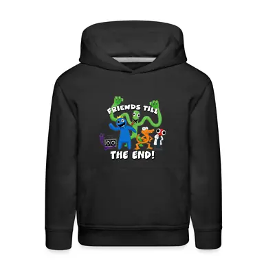 Official Rainbow Friends Till The End! Kids' Premium Hoodie Youth M Black • £25.73