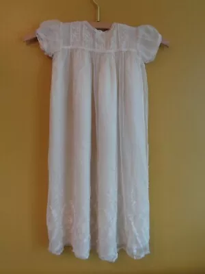 £15 • Buy Vintage/Antique, Victorian Silk & Lace, 2-Layer Christening Gown