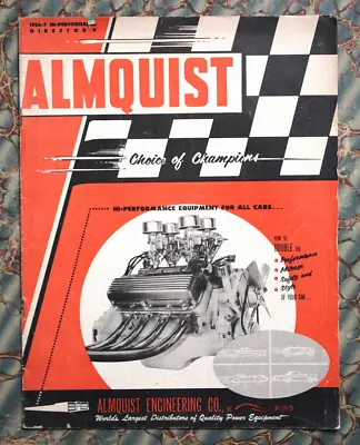 Original 1957 HOT ROD & Custom Catalog Ford Drag Racing Scta Dirt Track Vintage • $89.89