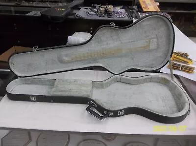 VINTAGE NO NAME  Electric Guitar Case Japan Hardware 4 Latches Black / Grey • $99