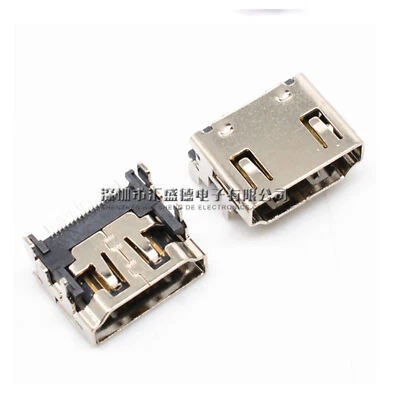 $7.99 • Buy 5x HDMI 19 Pin SMD Female SMT 4 Legs PCB Socket Connector