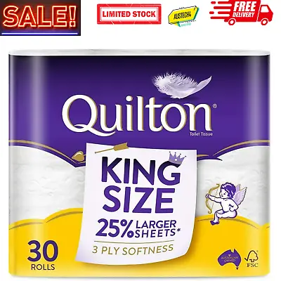 $44.50 • Buy New Quilton Toilet Paper Tissue Rolls 3-Ply 175 Sheets-Best Selling Toilet Paper