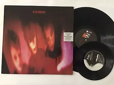 The Cure Pornography / Charlotte Sometimes  Lp 1982 With 7” NM Record Rare • $245