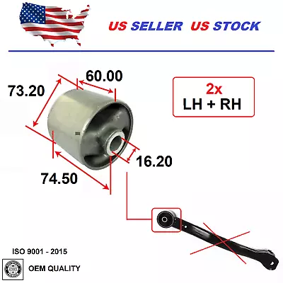 Rear Trailing Arm Bushing For Mitsubishi Montero 2001-2003 Set LH+RH OE QUALITY • $43.90