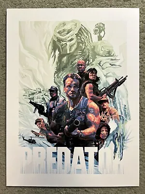 Predator Arnold Schwarzenegger Action Movie Art Print Poster Mondo Mobokeh • $249.99
