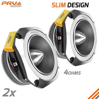 PRV TW700Ti-4 SLIM Bullet Tweeters 4 Inch Pro Shallow 4 Ohms Car Audio 400W PAIR • $57.91