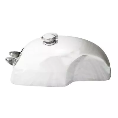 Fits Royal Enfield Cafe Racer Gas Petrol Fuel Tank Aluminium With  Monza Cap • $626.24