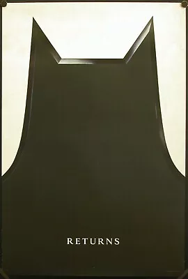 Batman Returns (1992) US ADVANCE One Sheet  • $100