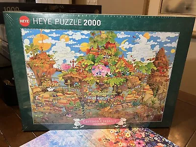 RARE NEW Heye * TRAIN Mordillo Cartoon Classics * 2000 Piece Jigsaw Puzzle • $159.99