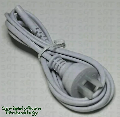 $4.90 • Buy Power Cable Cord AC Figure 8 IEC-C7 Lead AU Plug 2m (White)