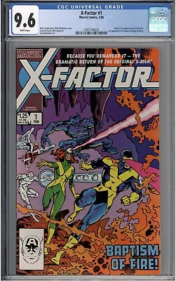 X-Factor #1 CGC 9.6 NM+ Origin & 1st Appearance Of X-Factor WHITE PAGES • $2.25