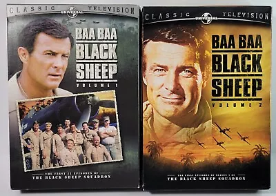 BAA BAA BLACK SHEEP VOL. 1 & 2 DVD - The Complete First Season - Pre-Owned 2005 • $14.99