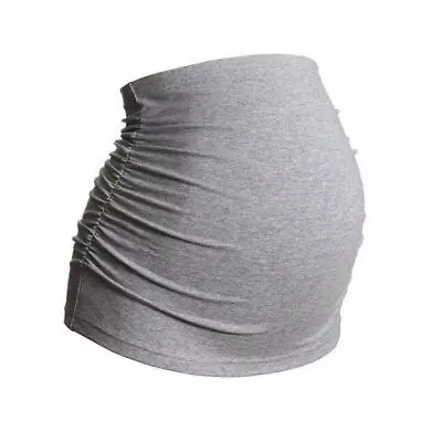 Maternity Belly Belt Cover Pregnancy Baby Support Girdle - Grey • £8.71