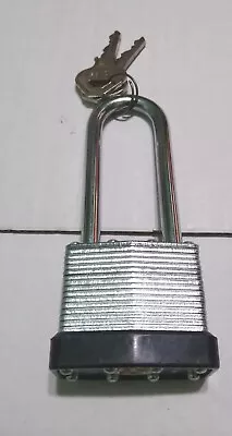 Vintage ACE Lock Padlock With Long Shackle Original 2 Keys Made In China • $6.40