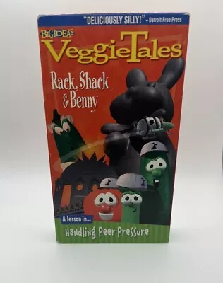 VeggieTales - Rack Shack And Benny (VHS 1998) Handling Peer Pressure • $7.95