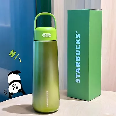 New 2023 China Starbucks Music Carnival 21oz Green SS Vaccum Cup With Handle • $34.99