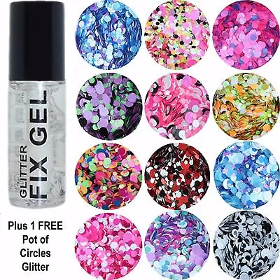 Stargazer - Fix Gel Fixative Body Glue Festival - Plus FREE Pot Circles Glitter • £2.99