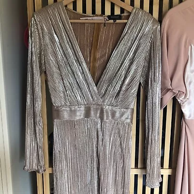 Silver Jumpsuit Size 8. -10 Tall • £30