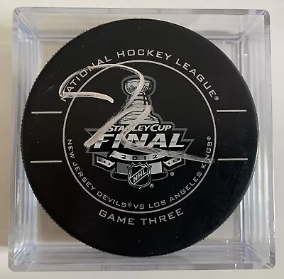 Jonathan Quick LA Kings 2012 Stanley Cup Finals Autographed Official Game Puck • $109.99