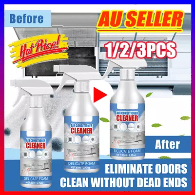 1/2/3PCS 60ml Air Conditioner Foaming Cleaner Household Air Foam Cleaning Spray • $10.22