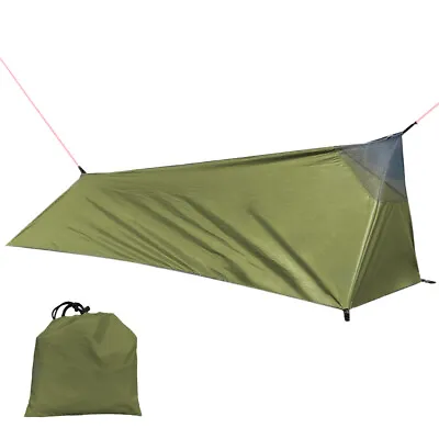 Backpacking Tent  Camping  Bag Tent Lightweight F6U4 • £23.24