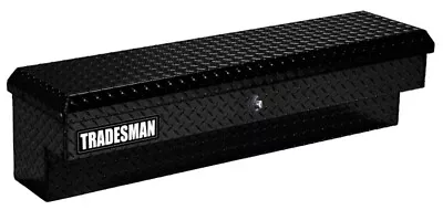 Tradesman Aluminum Side Bin Truck Tool Box W/Push Button (60in.) - Black • $413.10