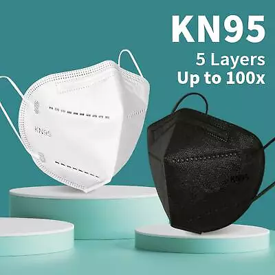 100PCS KF94 N95 KN95 Mask Disposable Particulate Respirator Face Masks 5 Layers△ • $14.59