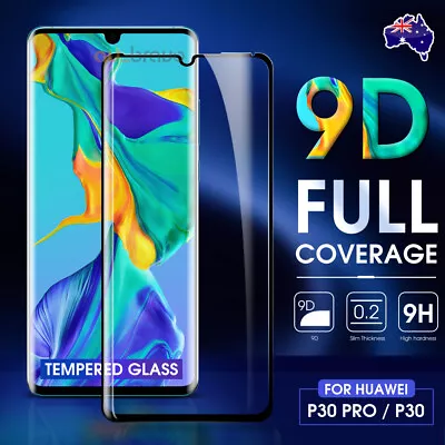 For Huawei Mate 30 P30 P40 Pro 9D Full Coverage Tempered Glass Screen Protector • $6.95