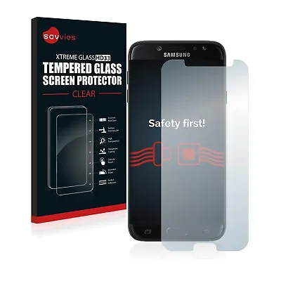 Samsung Galaxy J7 Pro Savvies® Xtreme Glass HD33 Tempered Glass Screen Protector • $29.44