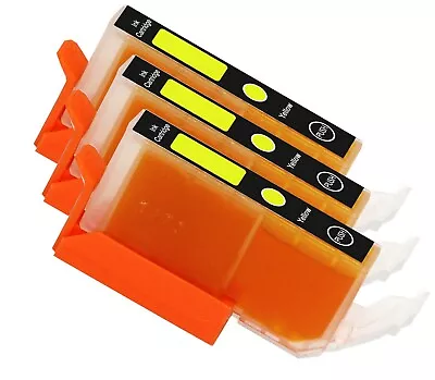 3PK YELLOW Printer Ink For Canon CLi-226 226Y MG5220 MG5320 MG6120 MG6220 MG8120 • $6.73