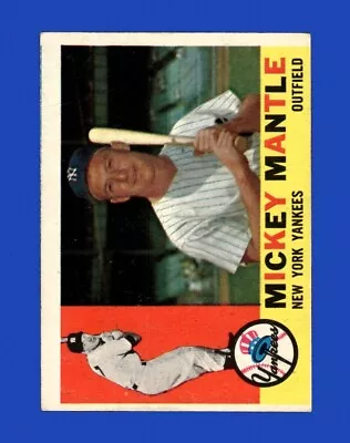 1960 Topps Set-Break #350 Mickey Mantle VG-VGEX (crease) *GMCARDS* • $0.79