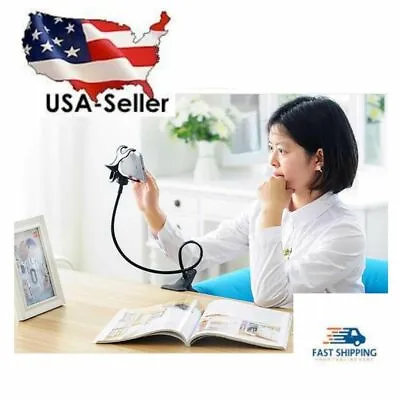 Flexible Lazy Bracket Mobile Phone Stand Holder Car Bed Desk For IPhone Samsung • $15.99