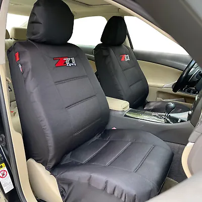 Waterproof Canvas Seat Covers For Holden Colorado Z71 4x4 Embroidery Design • $112.75