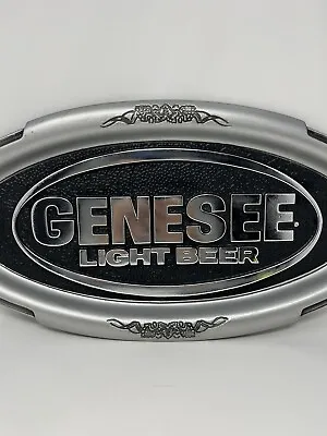 Vintage Genesee Light Beer Oval Plastic Tray/Sign 20  X 10.5 -Man Cave HTF Rare • $18.90