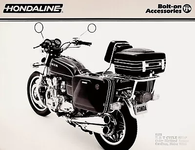 1979 Honda Hondaline Bolt-On Accessories - 2-Page Vintage Motorcycle Ad • $17.95