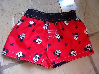 Disney Baby Mickey Mouse Swim Trunks NWT • $9.49