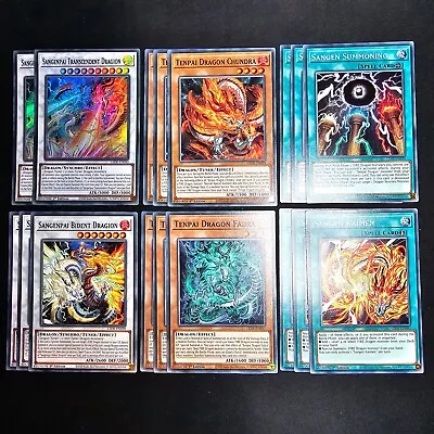 17x Tenpai Dragon Deck Core Inc Chundra Fadra Bident Transcendent Dragion Yugioh • £14.99