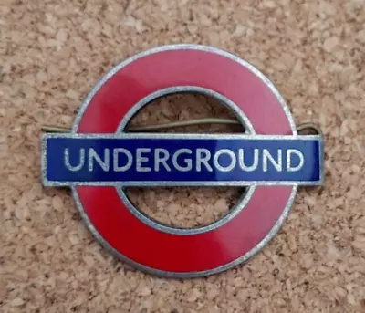Vtg London Transport Underground Staff Cap Badge • £39.95