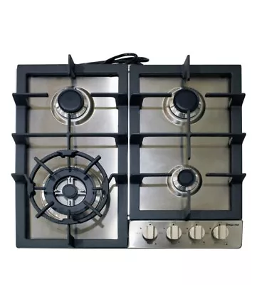 Magic Chef 24 Inch Gas Cooktop With 4 Burners In Stainless Steel Model MCSCTG24S • $152.99